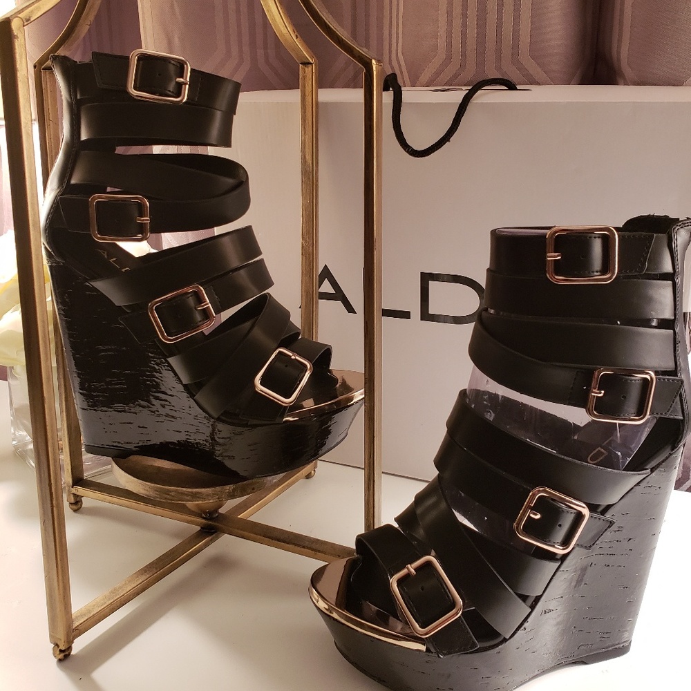 Strappy Aldo Wedges